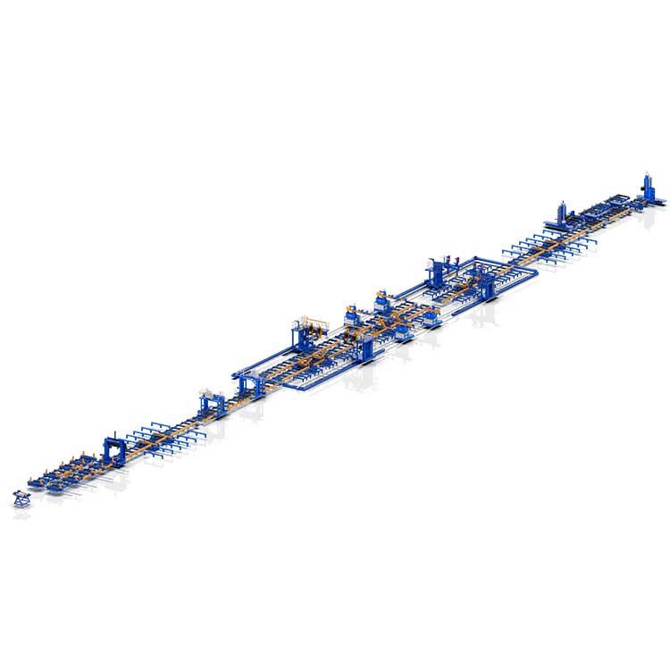 Жоғары тиімділігі жоғары болат матаны үшін қораптың сәулелік дәнекерлеу сызығын не етеді?